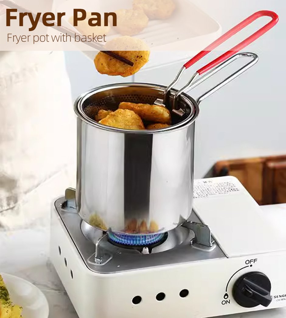 Stainless Steel Deep Frying Pot