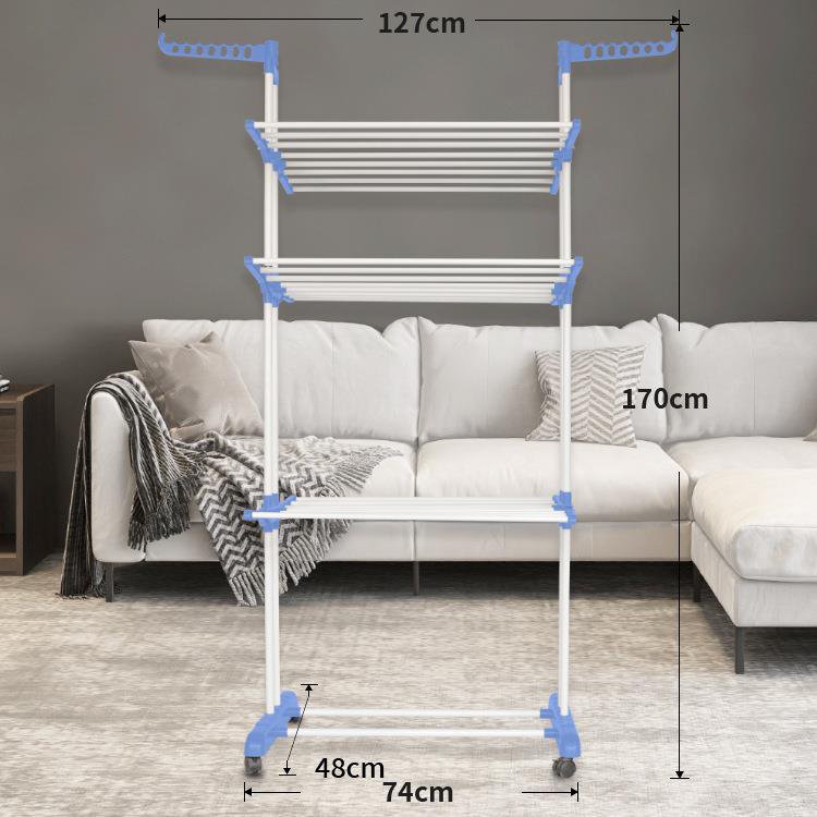 Floor Standing Cloth Drying Rack (Premium Quality)