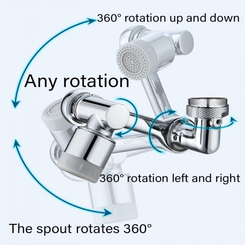 Universal Splash Filter Faucet Tap Rotating