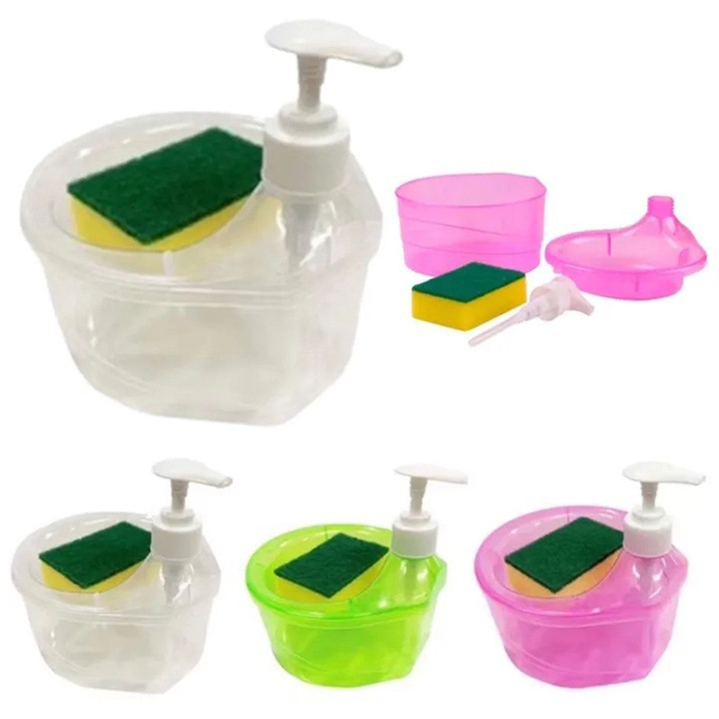 Soap Dispenser Pump With Sponge