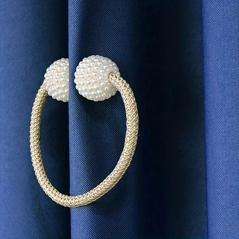 2 Pcs Magentaic Curtain Tiebacks Rope Straps
