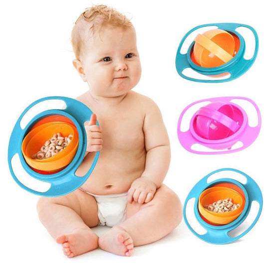 360 Rotate Spill-proof Baby Bowl