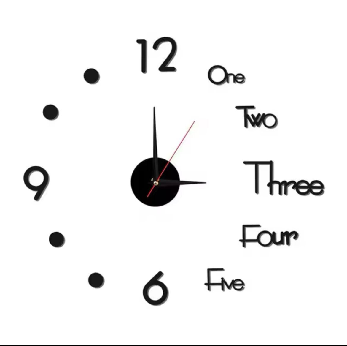 DIY 3D Wall Clock