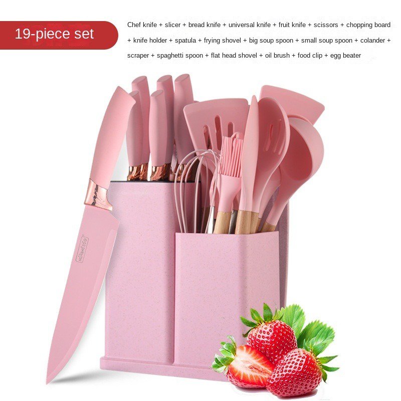 19 Pcs Silicone Kitchenware Set