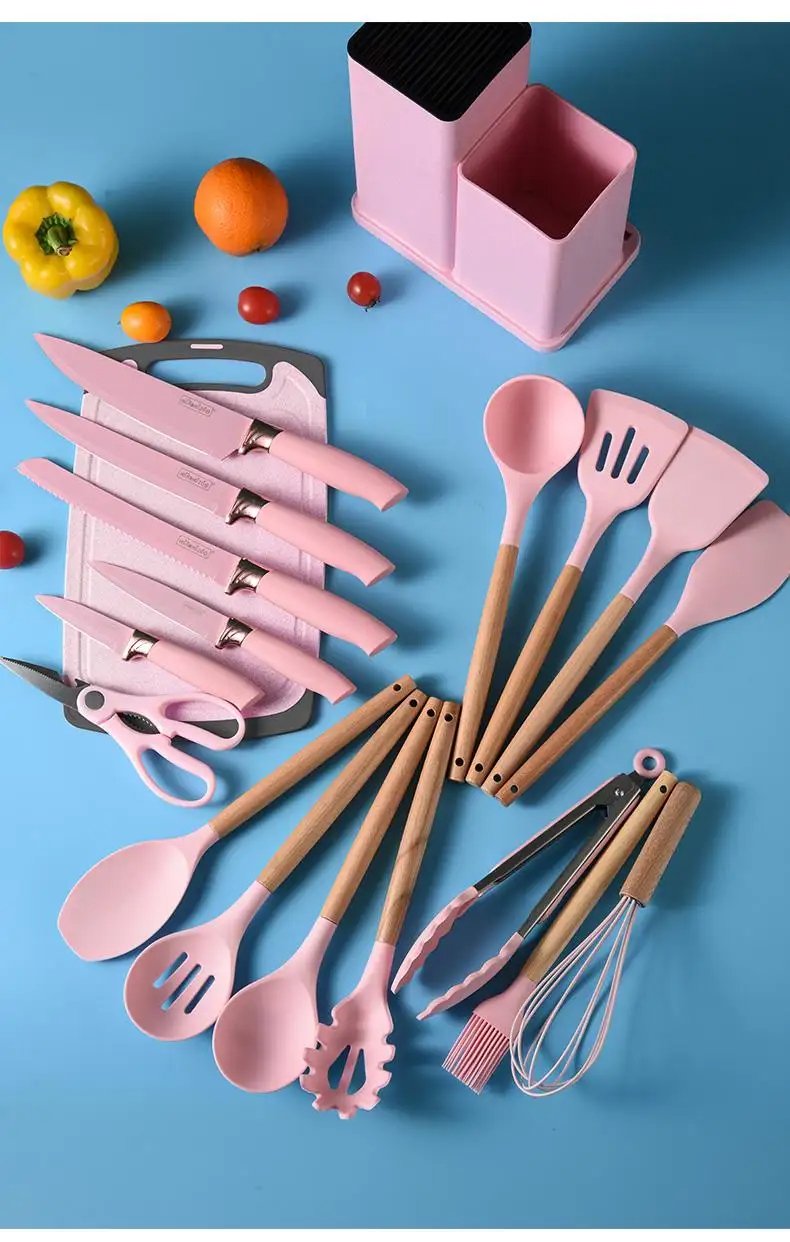 19 Pcs Silicone Kitchenware Set