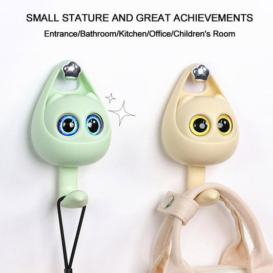 (Pack Of 2) Creative Cute Wink Cat Hooks