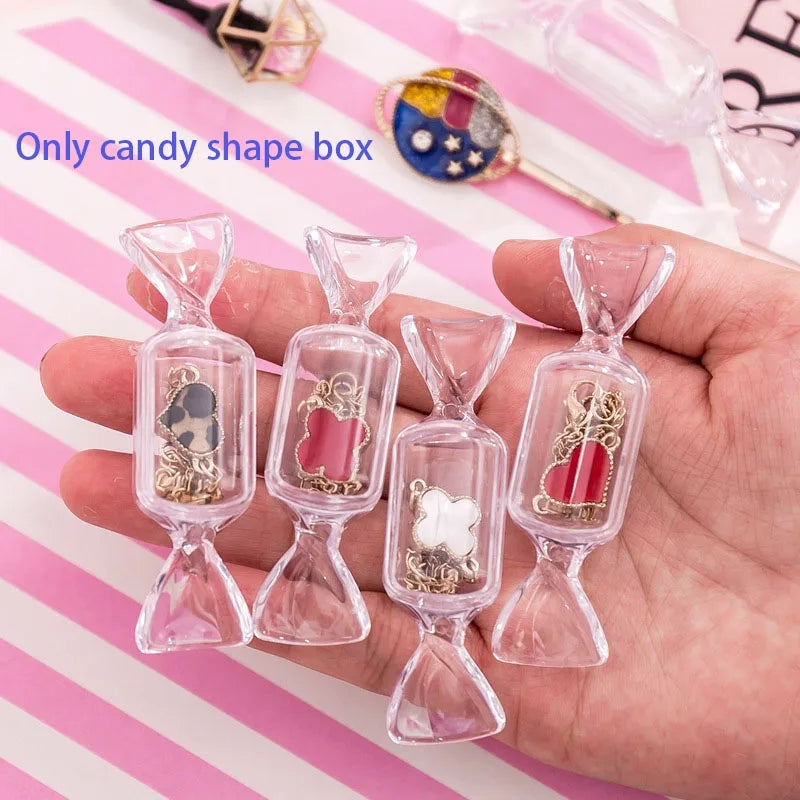 5 Pcs Mini Acrylic Candy Jewelry Box