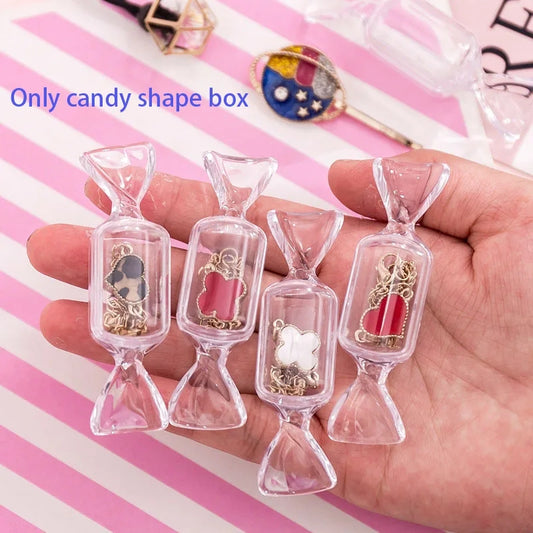 5 Pcs Mini Acrylic Candy Jewelry Box