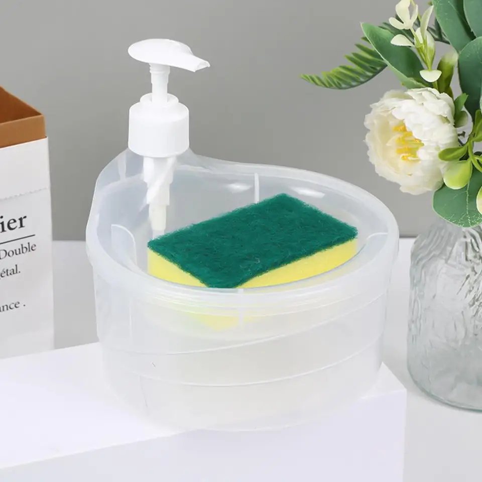Soap Dispenser Pump With Sponge