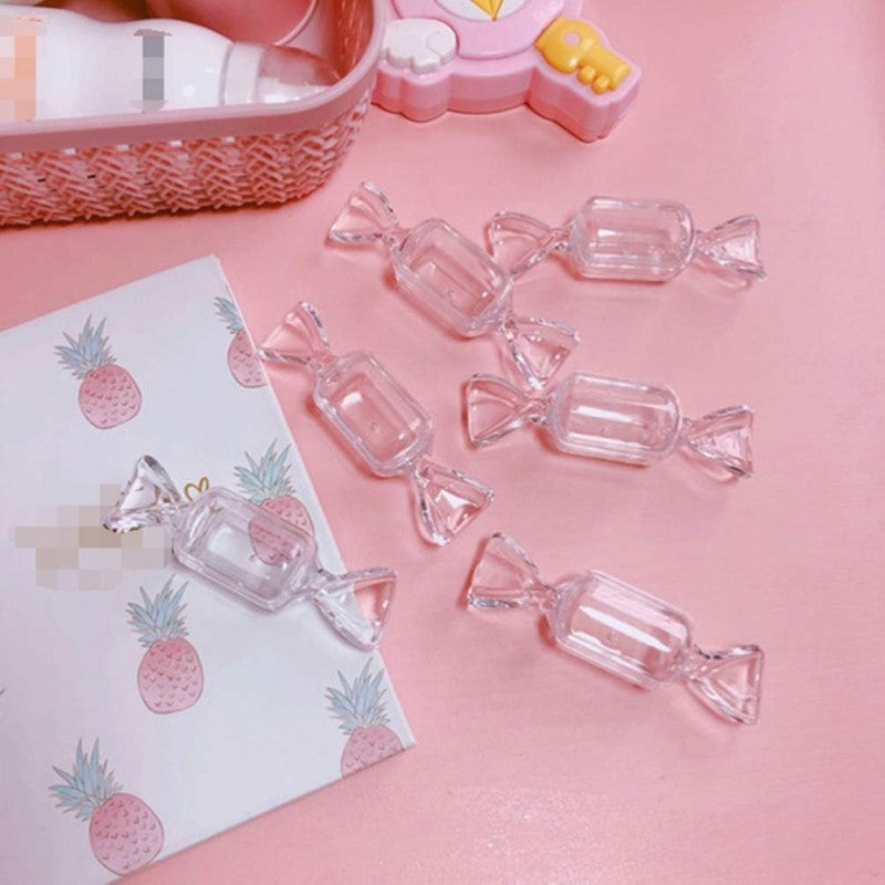 5 Pcs Mini Acrylic Candy Jewelry Box
