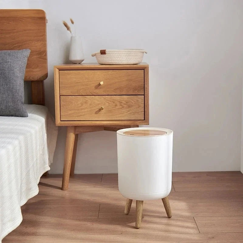 High Foot Press Dustbin Trash Can with Lid. (Premium Quality)