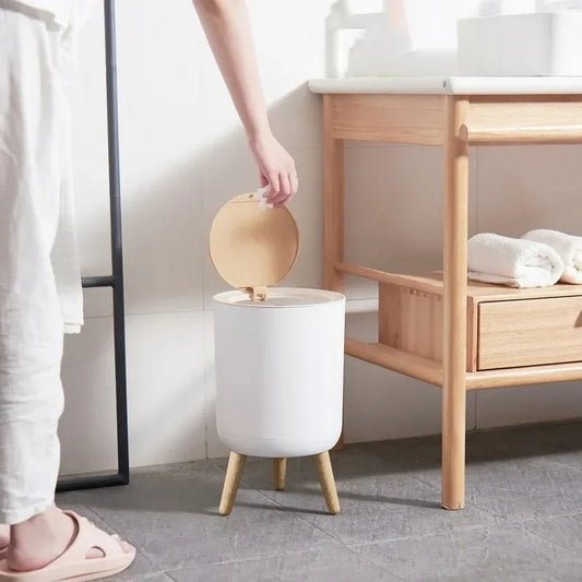 High Foot Press Dustbin Trash Can with Lid. (Premium Quality)