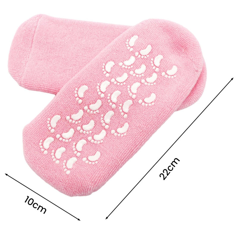 1 Pair Moisture Spa Gel Heel Soft Foot Care Moisturizing Gel Sock