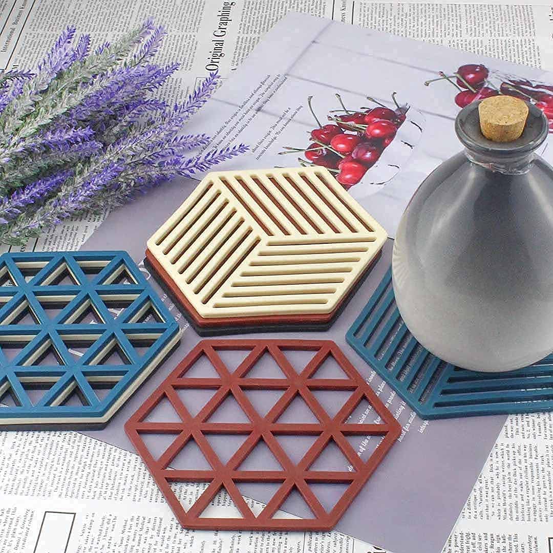 1Pc Silicone Insulation Placemat, Insulated Mats For Kitchen Pans, Pot Holders, Counter Mat