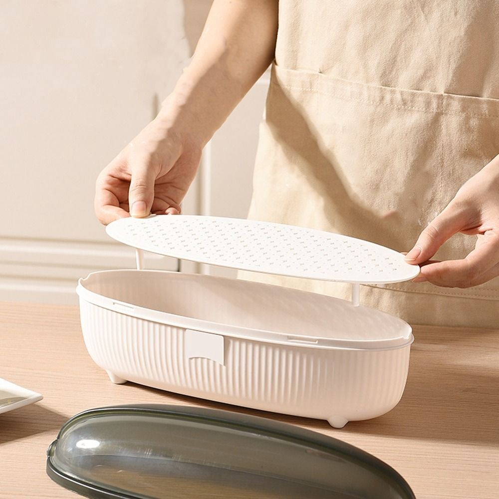 Chopsticks Spoons Forks Transparent Storage Box, Lightweight Luxury Tableware Storage Box