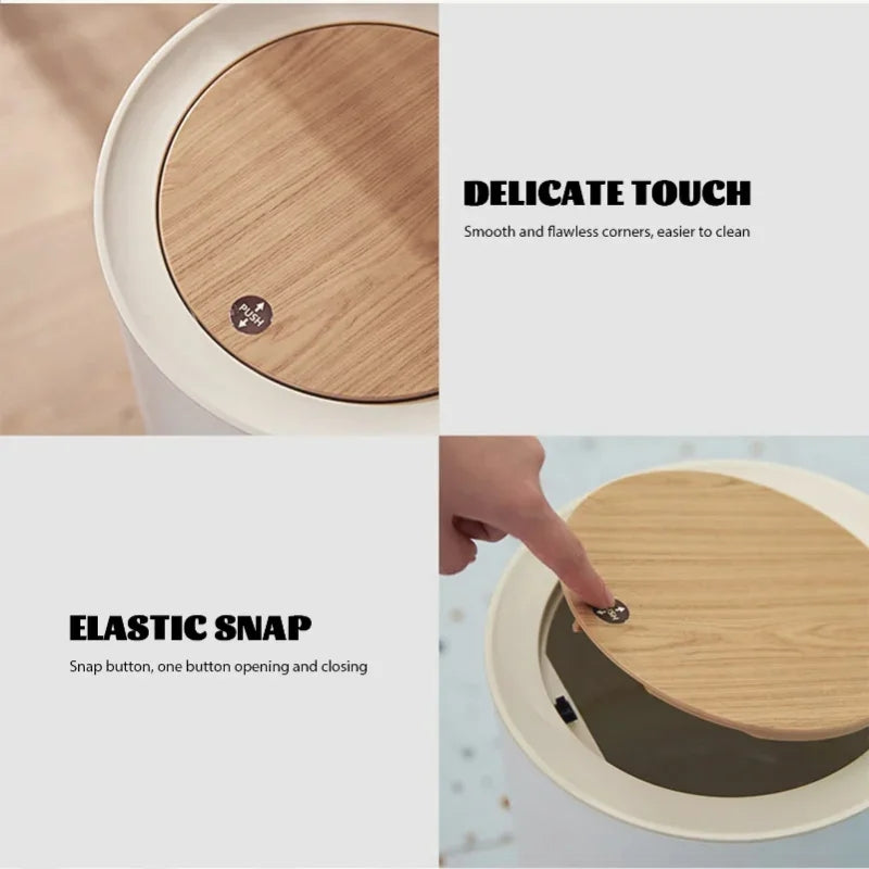 High Foot Press Dustbin Trash Can with Lid. (Premium Quality)