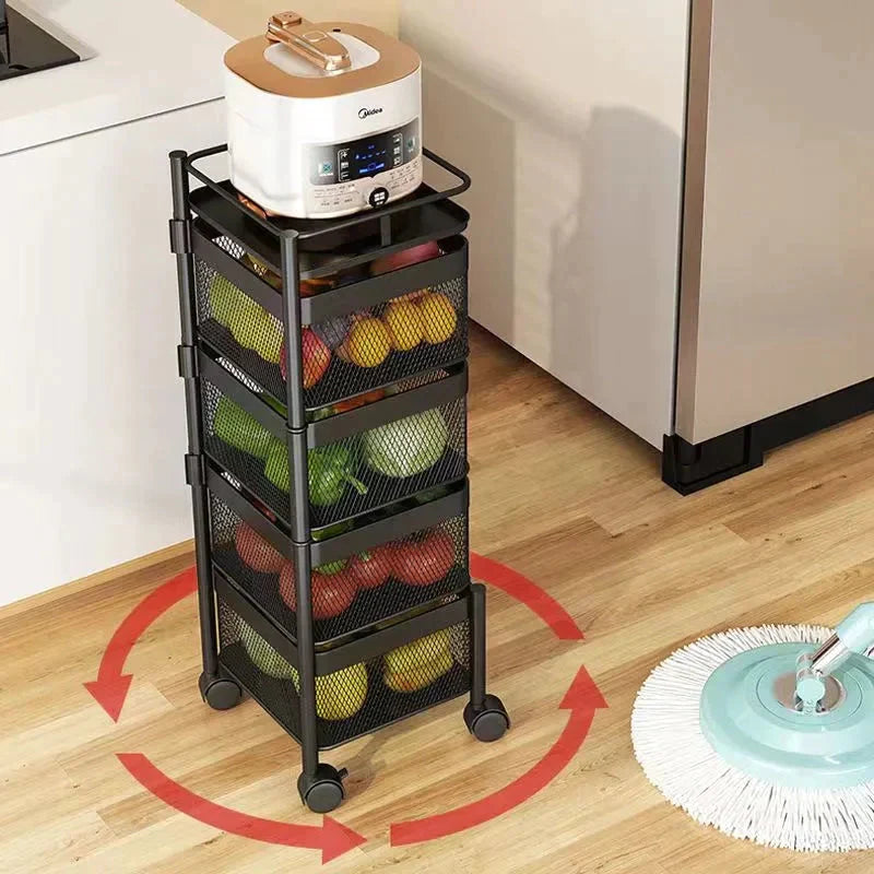 Premium Square Metal Trolley By MATRIX