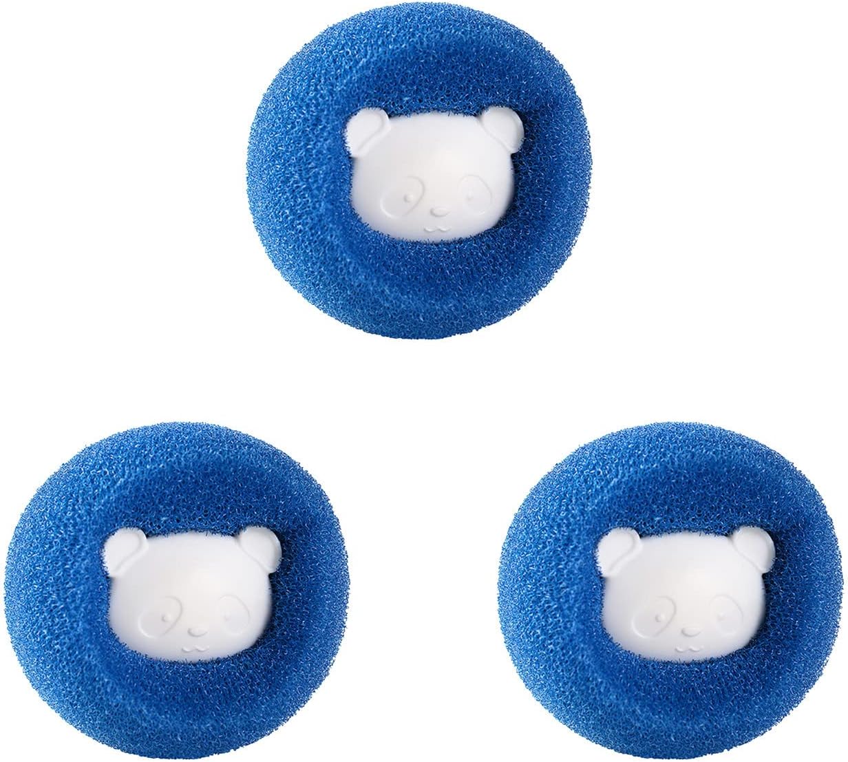 3PCS Hair Removal Cleaning Ball, Reusable Hair Remover Washing Machine Hair Laundry Ball