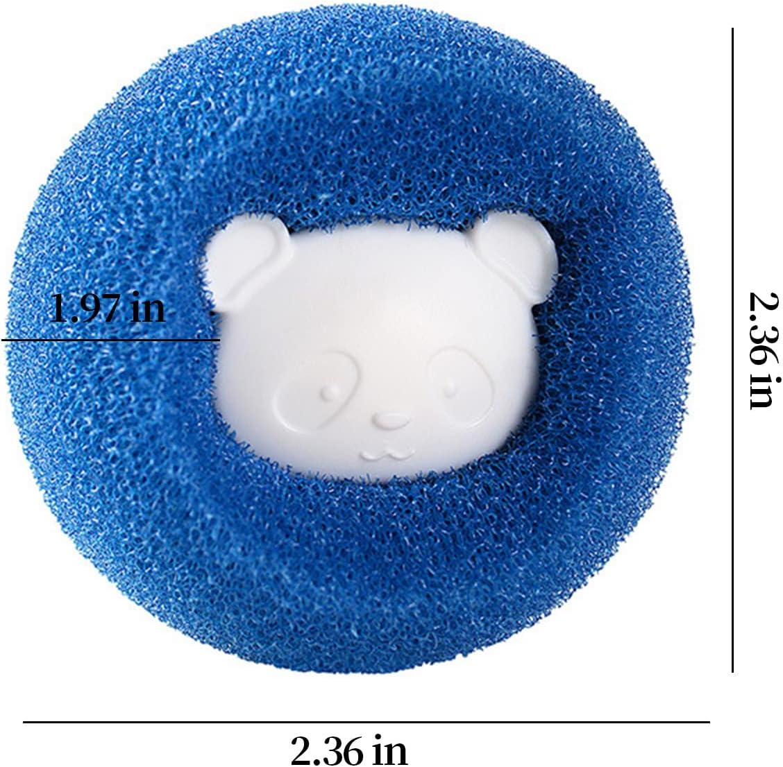 3PCS Hair Removal Cleaning Ball, Reusable Hair Remover Washing Machine Hair Laundry Ball