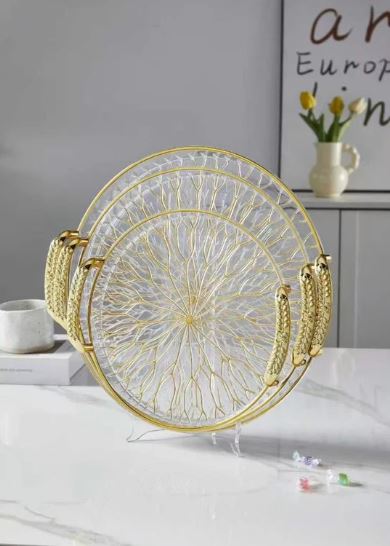 3Pcs Elegant & Sophisticated Serving Tray Set