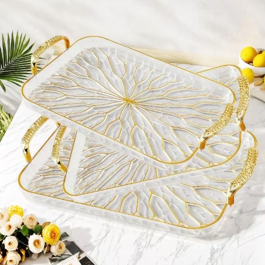 3Pcs Elegant & Sophisticated Serving Tray Set