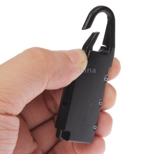 3 In 1 Travel Security Kit - Resettable Combination Padlock Set Locks With Belt Strap, ID Tag