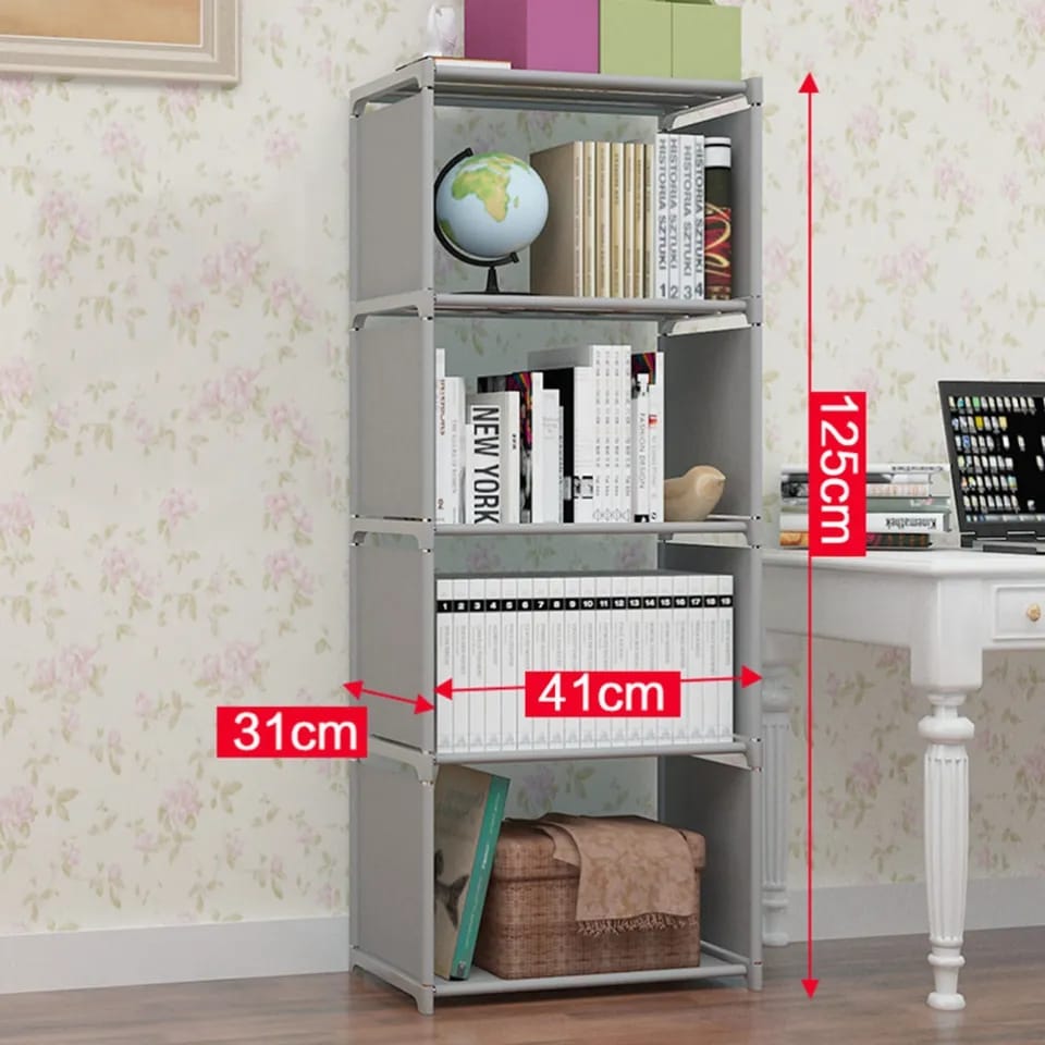 4 Layers Simple Modern Bookshelf