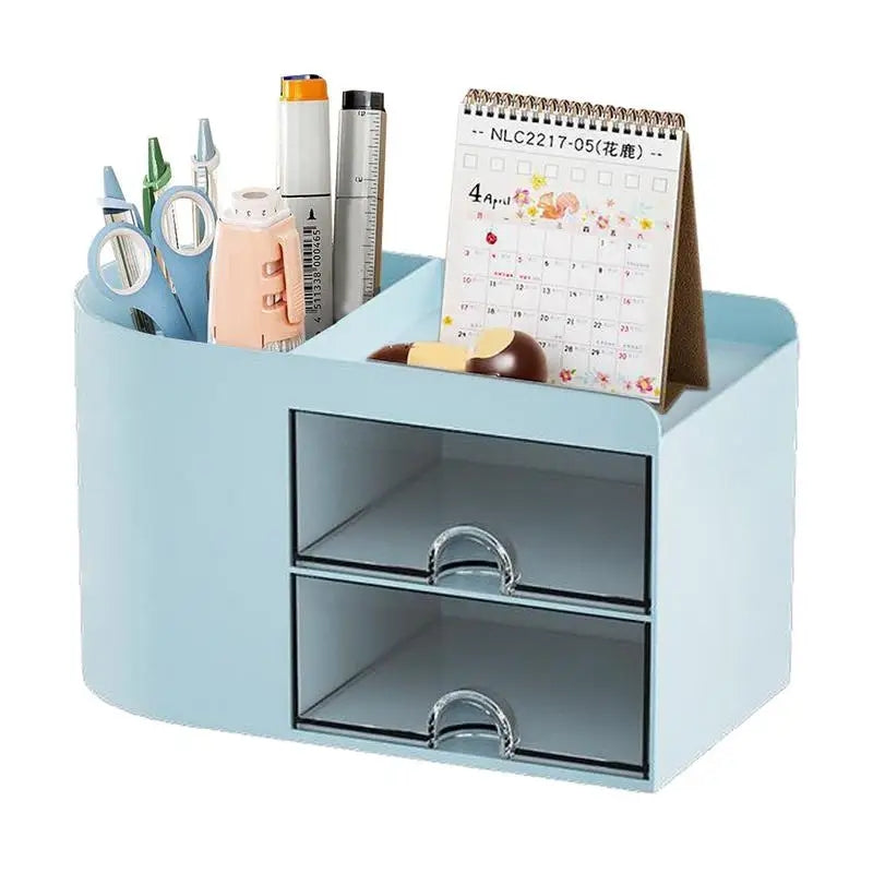 Creative Office Desk Organizer Pencil Statnory Holder
