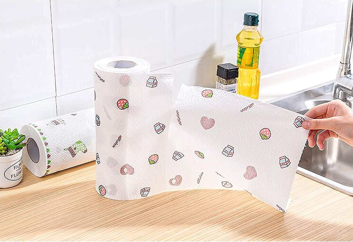 50 Sheets Kitchen Tissue Roll, Kitchen Special Paper Towel