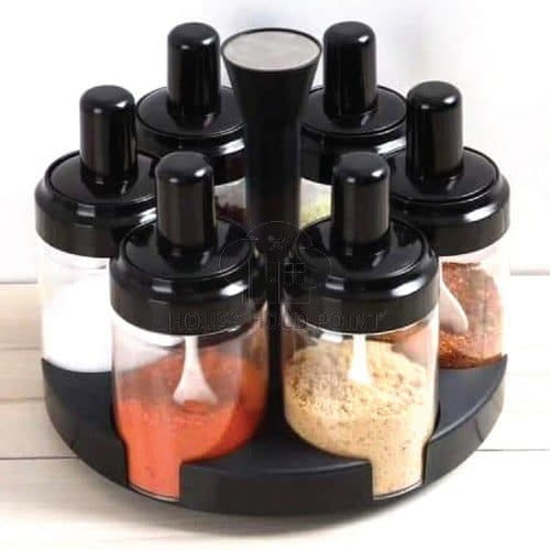 6 In 1 Rotating Spice Container Set