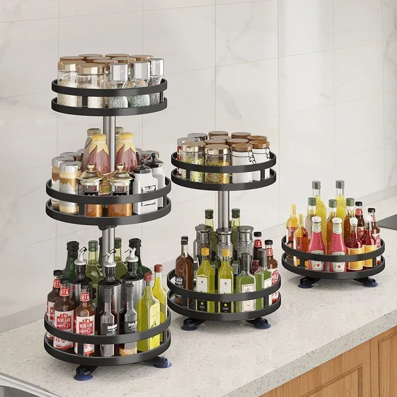 360° Rotatable Metal Storage Organizer by MATRIX