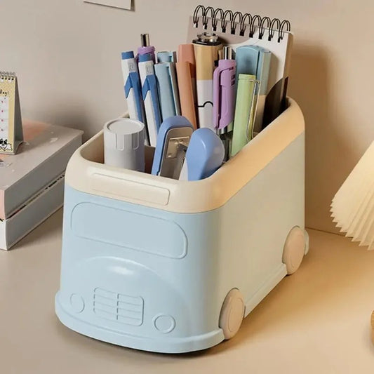 Bus Shape Multipurpose Pen Holder