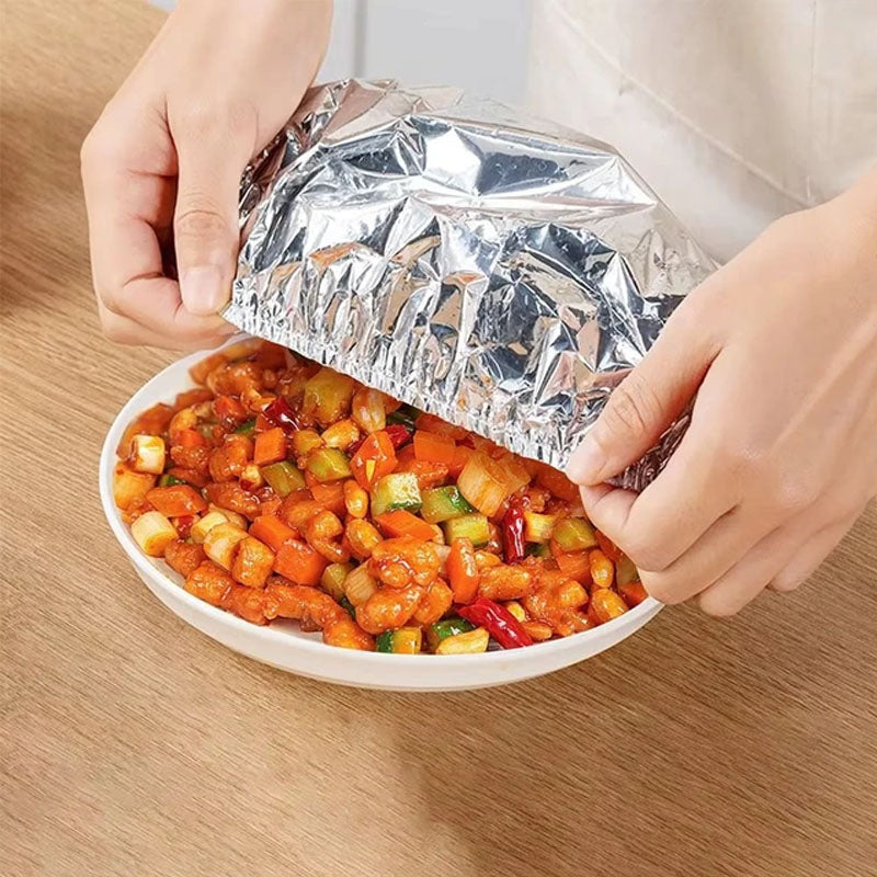 (Pack Of 10) Reusable Aluminium Foil Covers