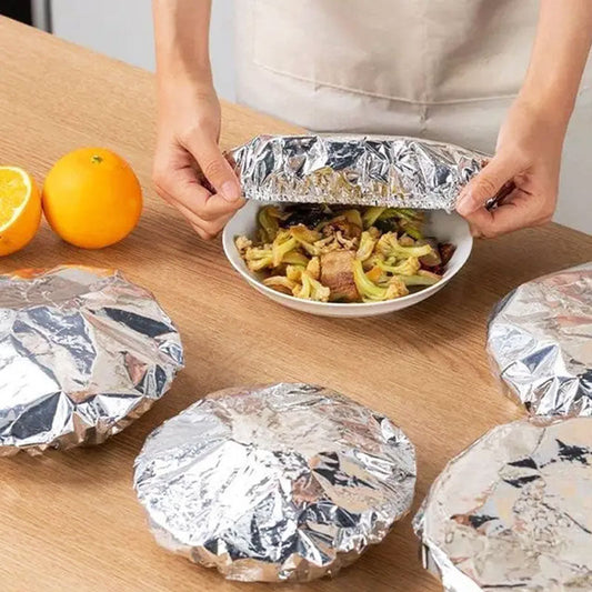 (Pack Of 10) Reusable Aluminium Foil Covers