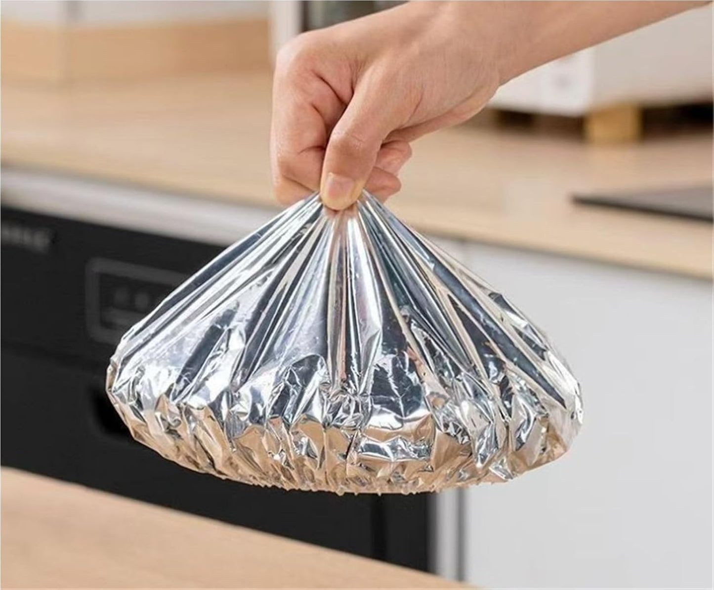 (Pack Of 10) Reusable Aluminium Foil Covers