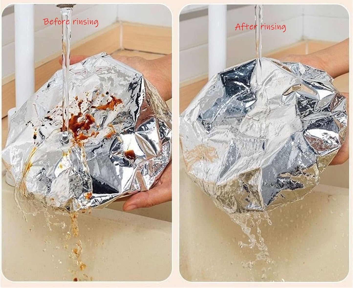 (Pack Of 10) Reusable Aluminium Foil Covers