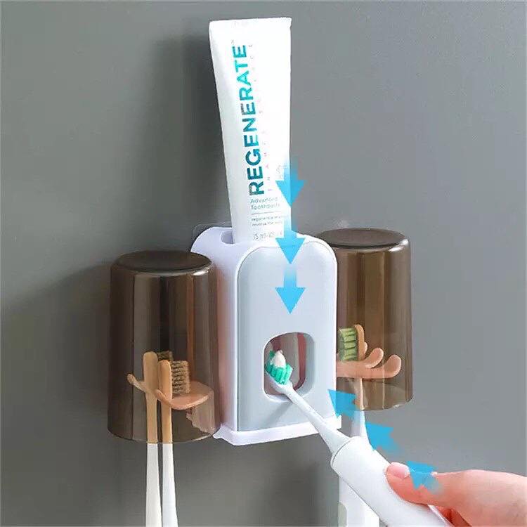 Automatic Toothpaste Squeezer Holder, Wall Mount Bathroom Accessories