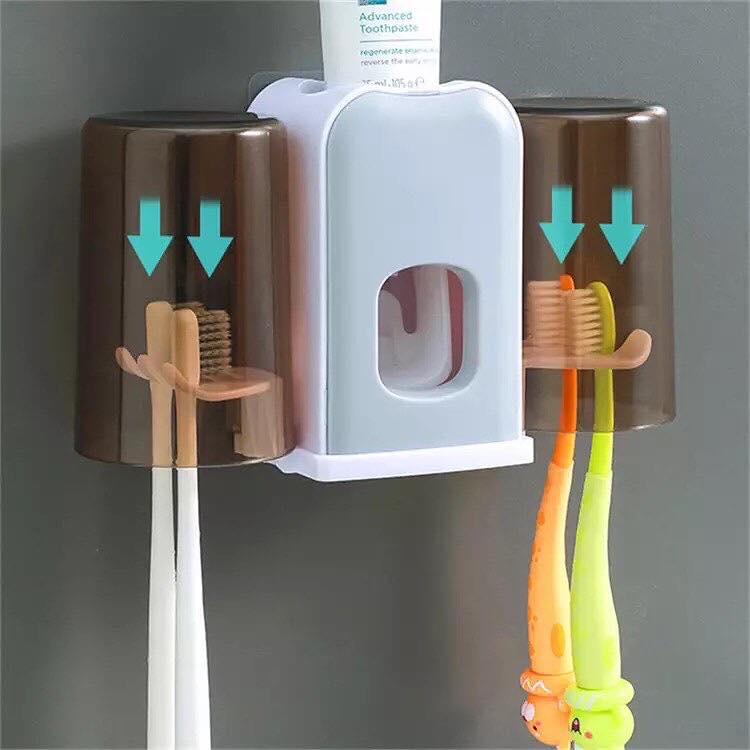 Automatic Toothpaste Squeezer Holder, Wall Mount Bathroom Accessories
