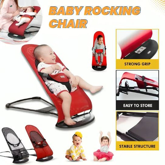 Baby Bouncer and Swing Chair, Baby Rocking Chair, Safe & Comfortable for 1-4 Years