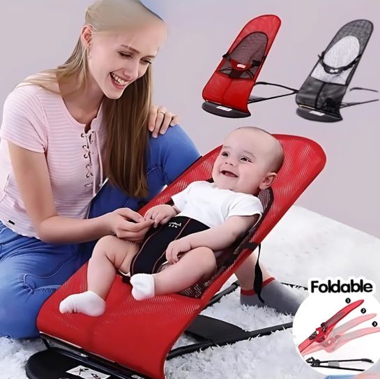 Baby Bouncer and Swing Chair, Baby Rocking Chair, Safe & Comfortable for 1-4 Years
