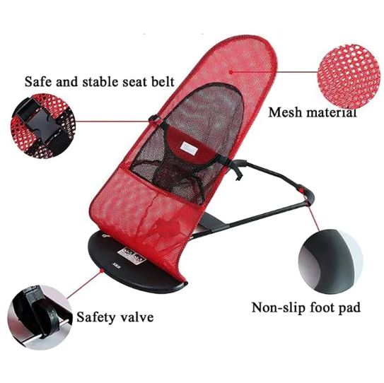 Baby Bouncer and Swing Chair, Baby Rocking Chair, Safe & Comfortable for 1-4 Years