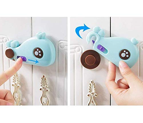 (Pack Of 2) Child Safety Kitchen Cabinet Locks With Strong Adhesive, Baby Proofing Latches Lock For Drawers