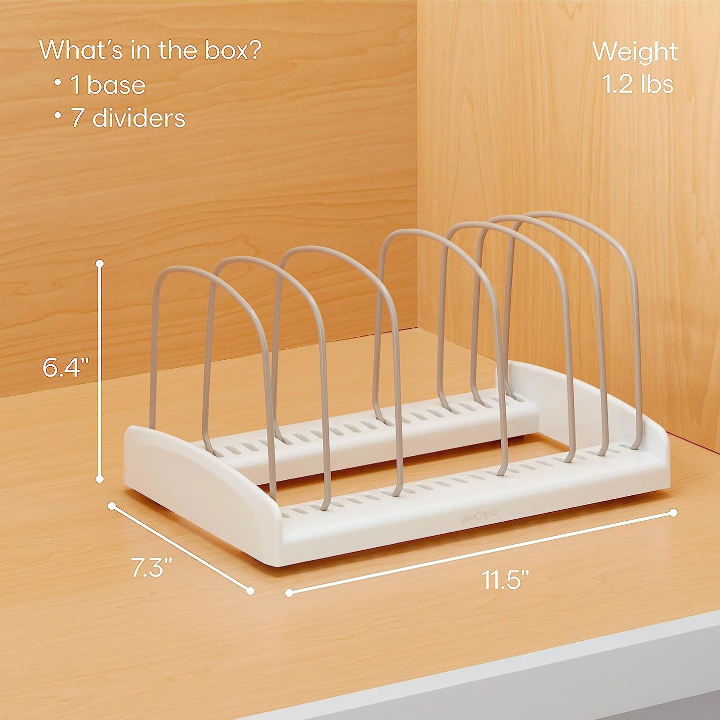Bakeware Storemore Adjustable Rack, Standard, White