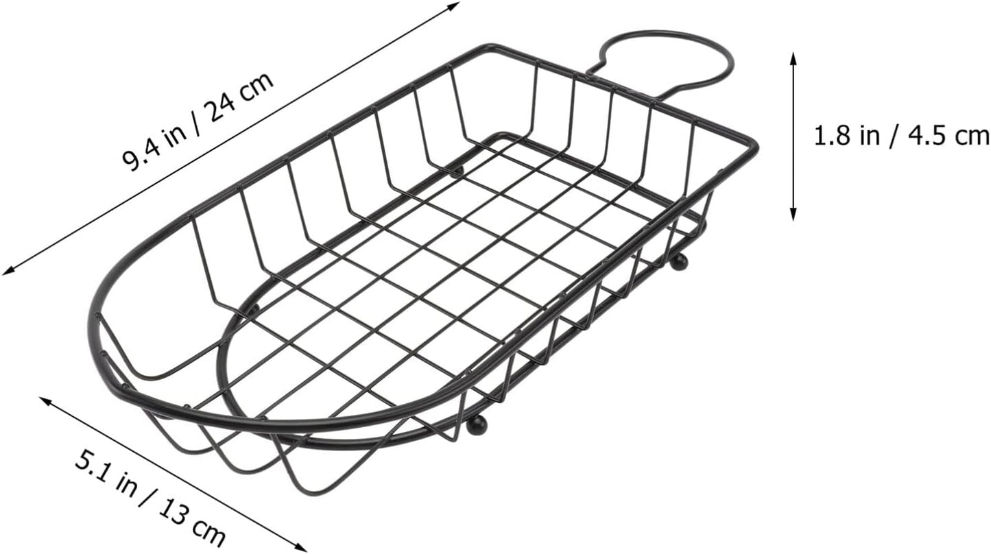 Boat Snack Basket French Fries Basket, Metal Wire Food Organizer For Home Restaurant