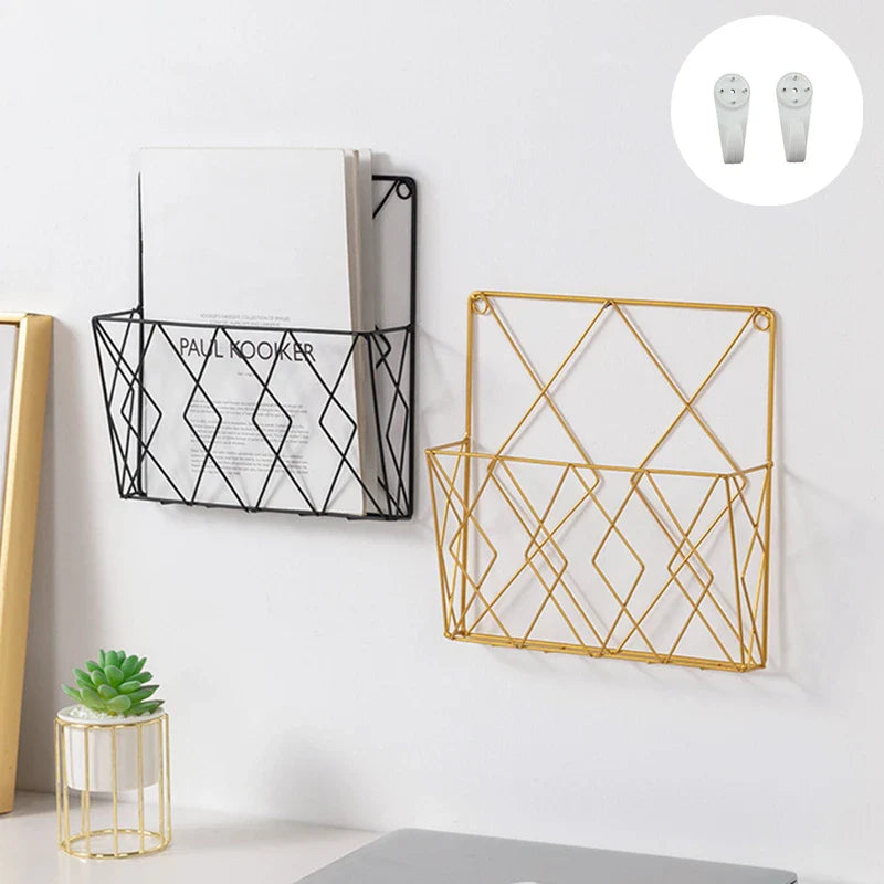 Wall Mounted Books Organizer Shelf