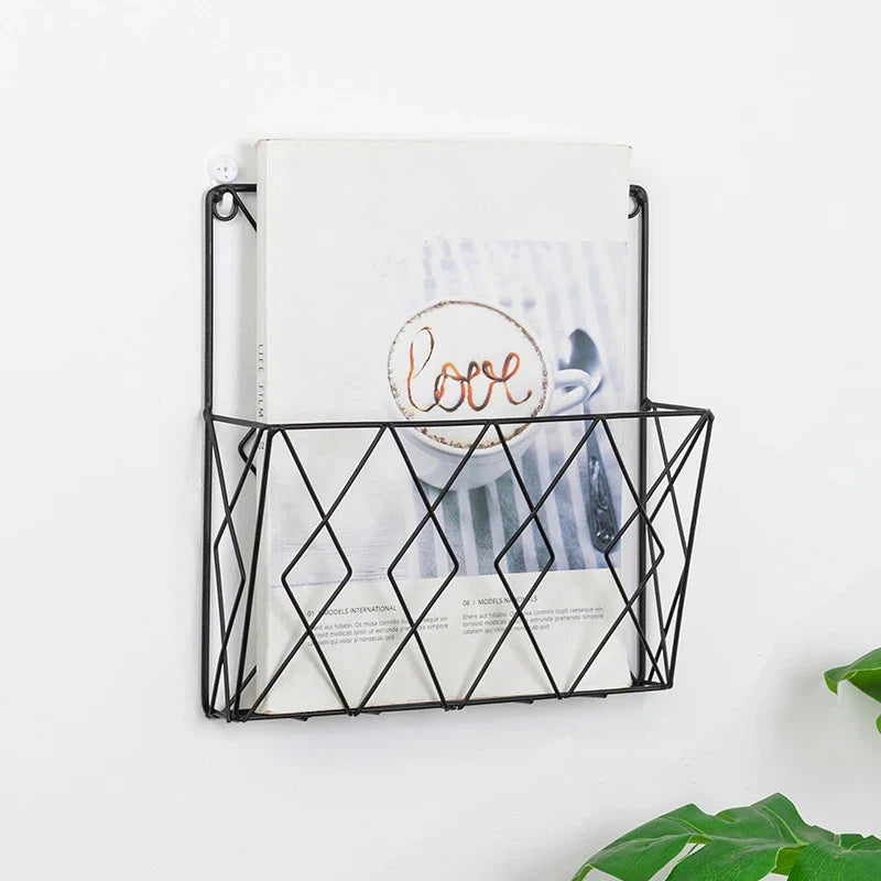 Wall Mounted Books Organizer Shelf