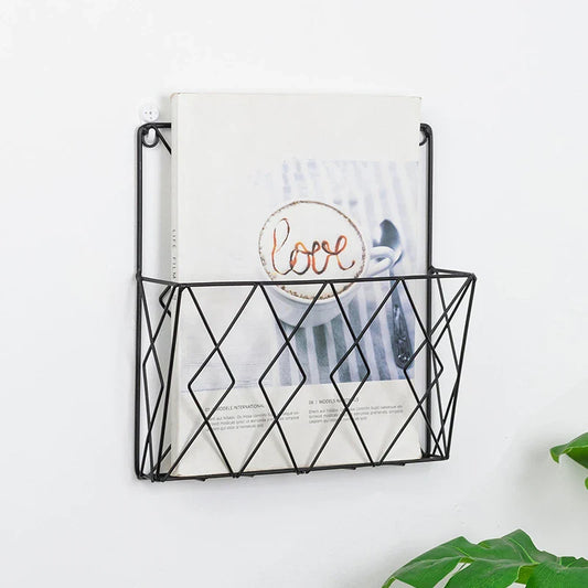 Wall Mounted Books Organizer Shelf