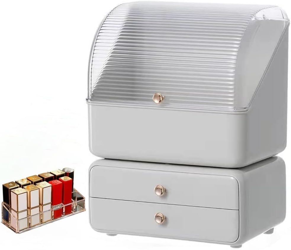 Makeup Organizer And Storage, Dustproof And Waterproof Makeup Storage Box Cosmetic Display Box