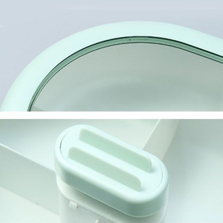 Dust-Proof Dry Fruit Tray, Candy Snack Box With Rotary Phone Holder