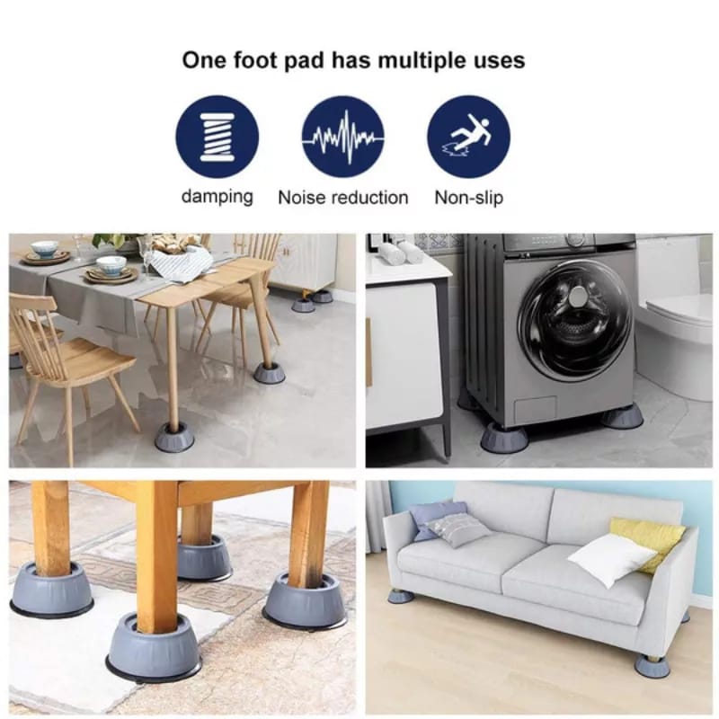 4 Pcs Anti Vibration Feet Pads Washing Machine Support